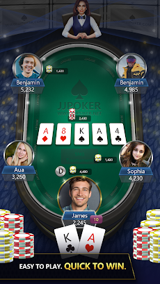 JJPoker : Poker with Friendsのおすすめ画像1