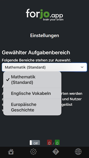 forjo Learning App Screen 3