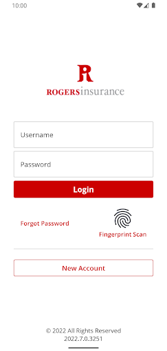 Android application Rogers Insurance Agency Online screenshort