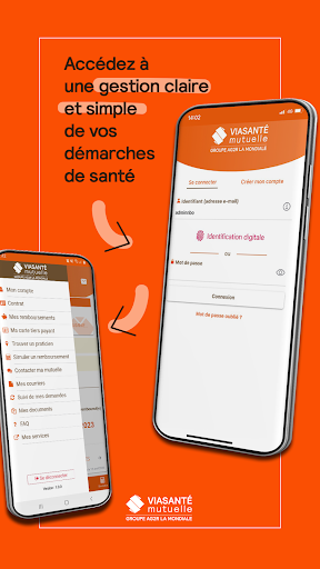 Android application VIASANTÉ Mutuelle screenshort