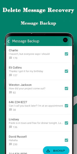Deleted Message Recovery WAMR