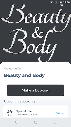 Android application Beauty and Body screenshort