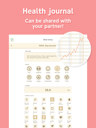 Screenshot of 280days: Pregnancy Diary