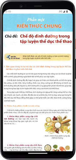 Android application Giáo dục thể chất Lớp6 screenshort
