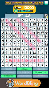 Word Bling: A funny offline word search game