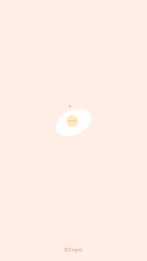 Android application 카카오톡 테마 - 말랑후라이_소프트 베이지 screenshort