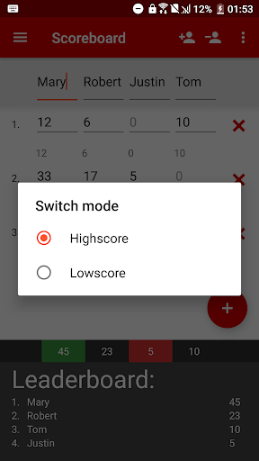 Scoreboard Screenshot 4 - AppWisp.com