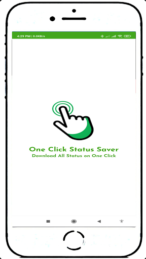 Android application One Click Status Saver - All I screenshort