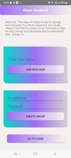 Room Expense Tracker