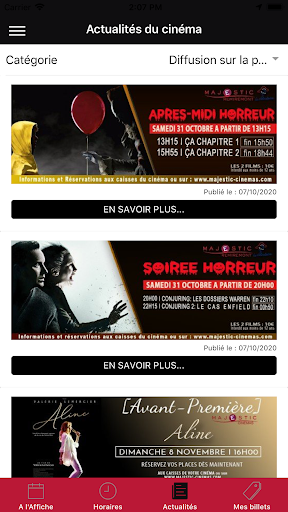 Cinémas Majestic Screen 3