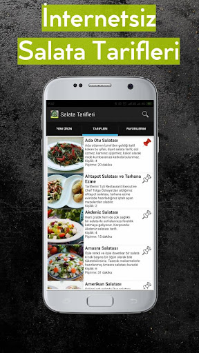 İnternetsiz Salata Tarifleri Screenshot 1 - AppWisp.com