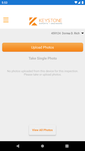 Android application Keystone Konnect Photo screenshort