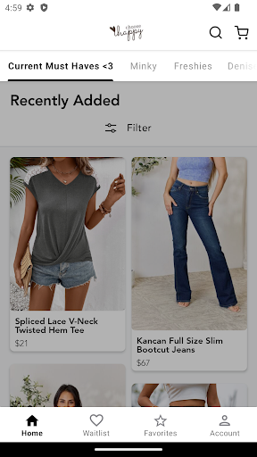 Screenshot of Choose Happy Boutique