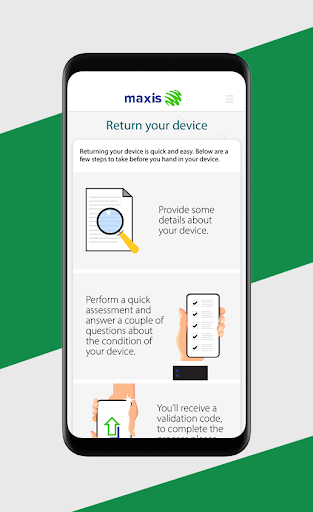 Maxis Device Return