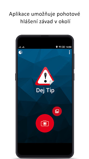 Android application Hlášení závad – Dej Tip screenshort