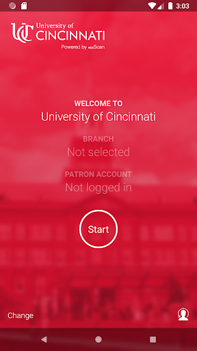 Android application UC Self-Checkout screenshort