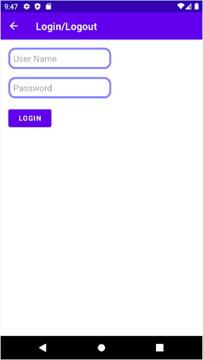 Android application SRSB App screenshort