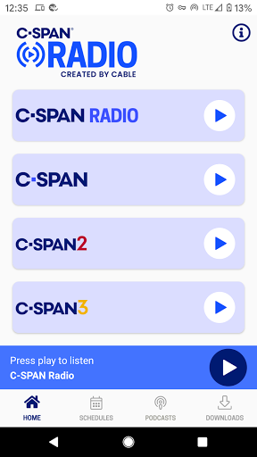 Android application C-SPAN Radio screenshort