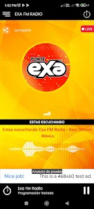 Exa Fm Radio en Vivo mexico
