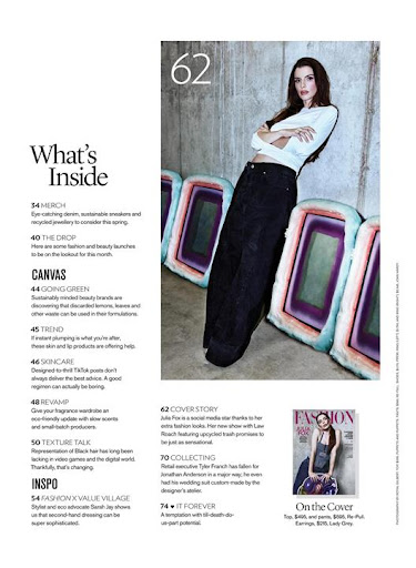Screenshot of FASHION Magazine