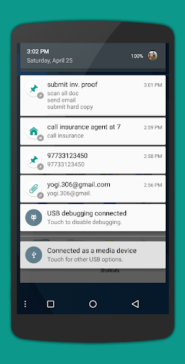 Quick Notes Reminder in notification