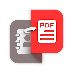 「Contact Backup: PDF Text & VCF」圖示圖片