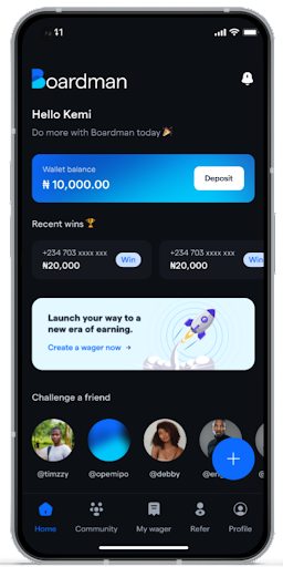 Android application Boardman screenshort