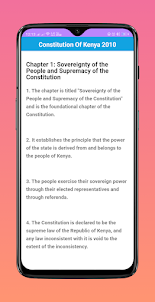 Constitution Of Kenya 2010