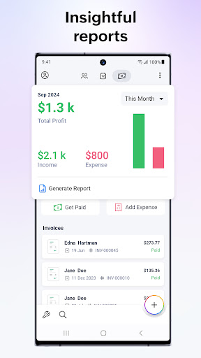 Screenshot of Zoho Solo: For Solopreneurs