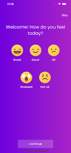Android application Upreciate screenshort