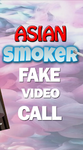 Asian Girl Smoking Video Call