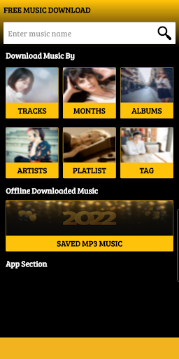 MP3 Music Downloader App Screen 2