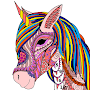 Unicorn Paint by Number - Coloring Book Pages 2019
