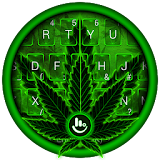 Green Rasta Weed Keyboard Theme icon