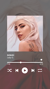 Captura 1 Lady Gaga Music Player android