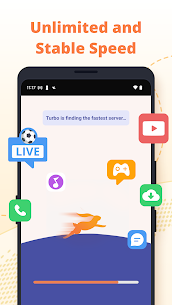 Turbo VPN – Proxy VPN sécurisé MOD APK (Premium débloqué) 3