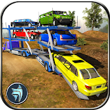 OffRoad Limo Car Transporter Truck Games icon
