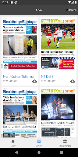 E-tidning NT Screen 2