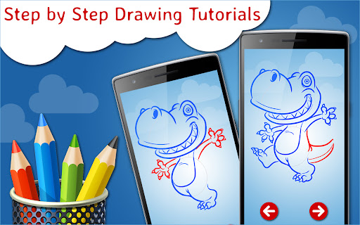 How to Draw Dinosaurs Lesson Screen 3