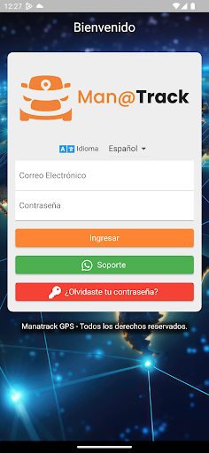 Android application Manatrack GPS screenshort