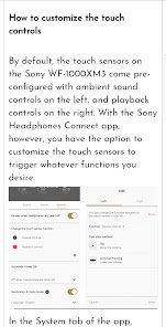 Captura 4 Guide Sony WF-1000XM3 earbuds android