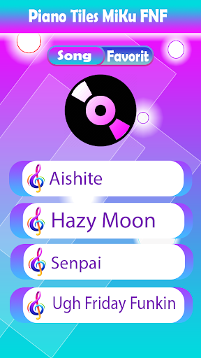 FNF Hatsune Miku Piano Tiles