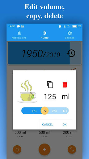 Reminder drink water on time Screen 2