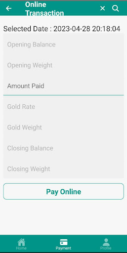 Android application Sulthana Gold screenshort