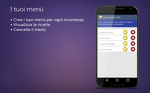 Ricette Italiane PRO Screenshot