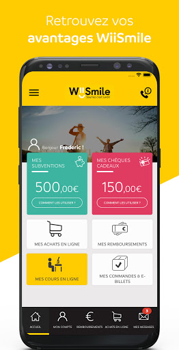 Android application WiiSmile screenshort