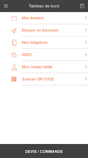 Android application ADEC screenshort