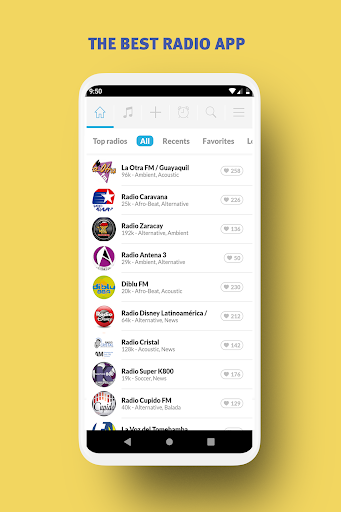 Radio Ecuador - Radio FM Screenshot 1 - AppWisp.com