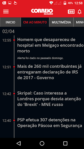 Correio da Manhã Screenshot 2 - AppWisp.com