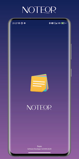Android application Noteor screenshort
